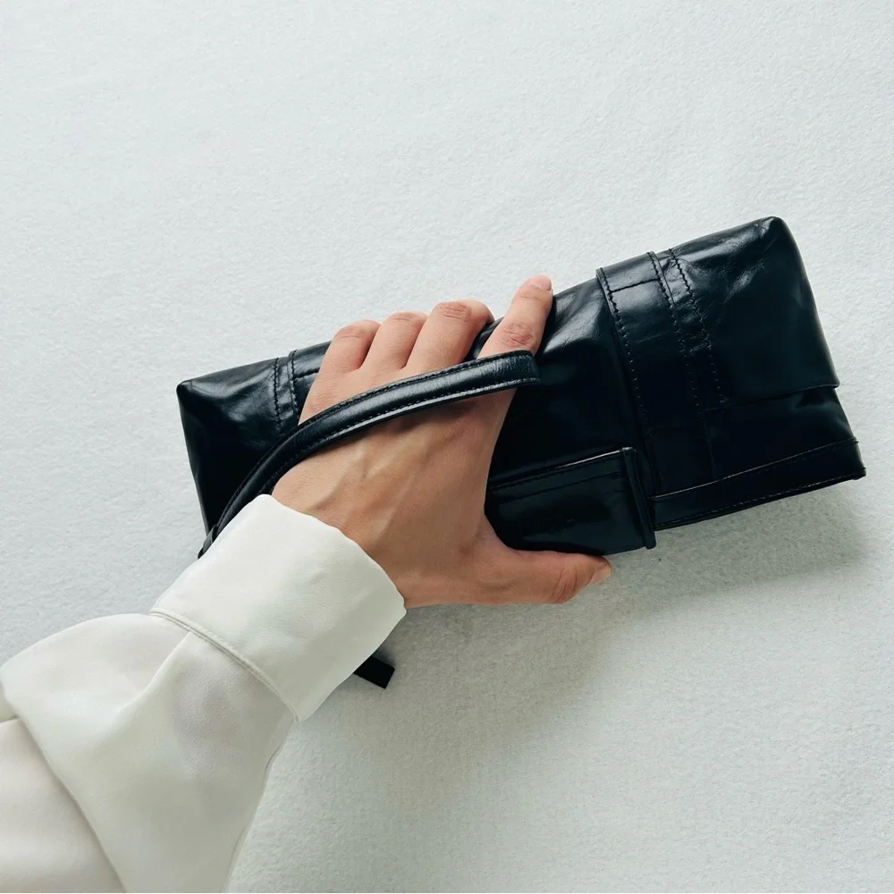 Kenneth Cole Leather Clutch - Picture 2 of 9